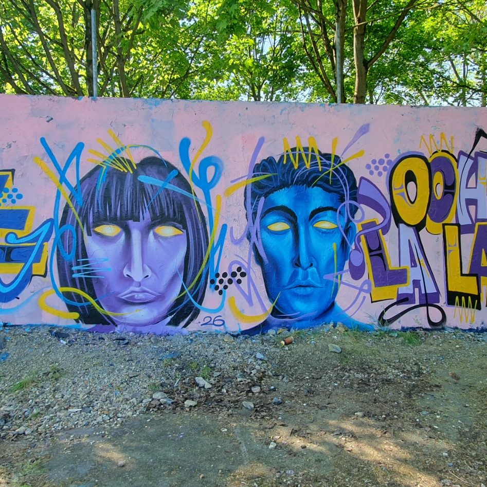 Ooh la la étalage de technique entre graffiti et art figuratif contemporain